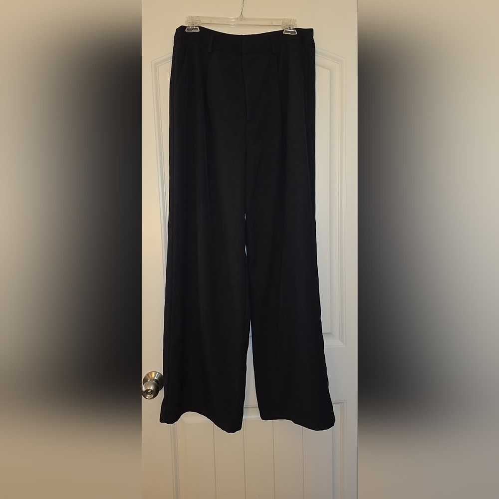 Cider Black Wide Leg Pants Excellent Condition Size XL